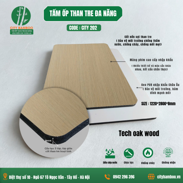 GỖ TECH OAK CITY 202