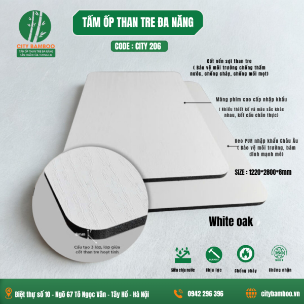 GỖ WHITE OAK CITY 206